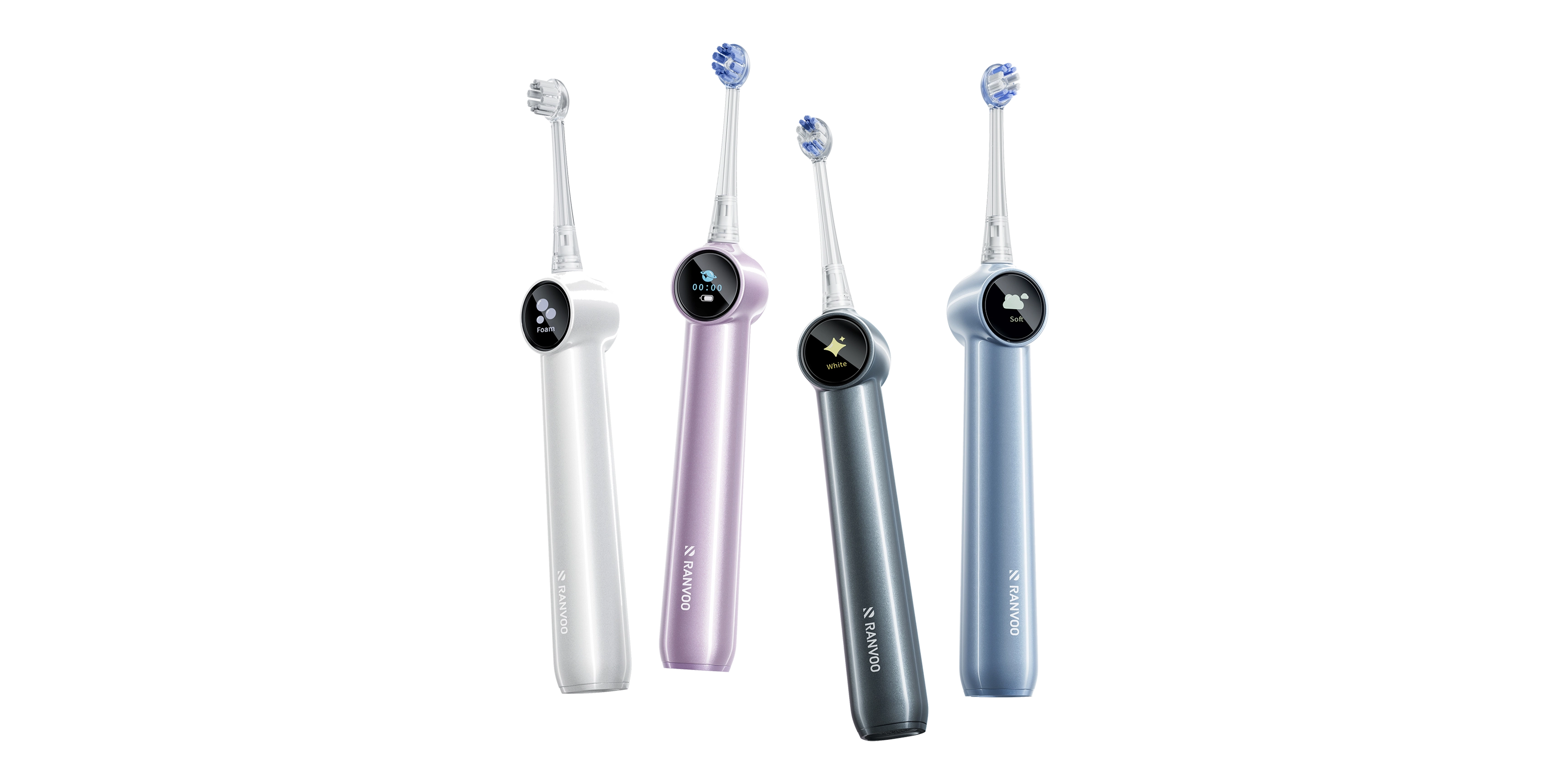 AirJet X5 in 4 different colours (white, purple, black, blue)