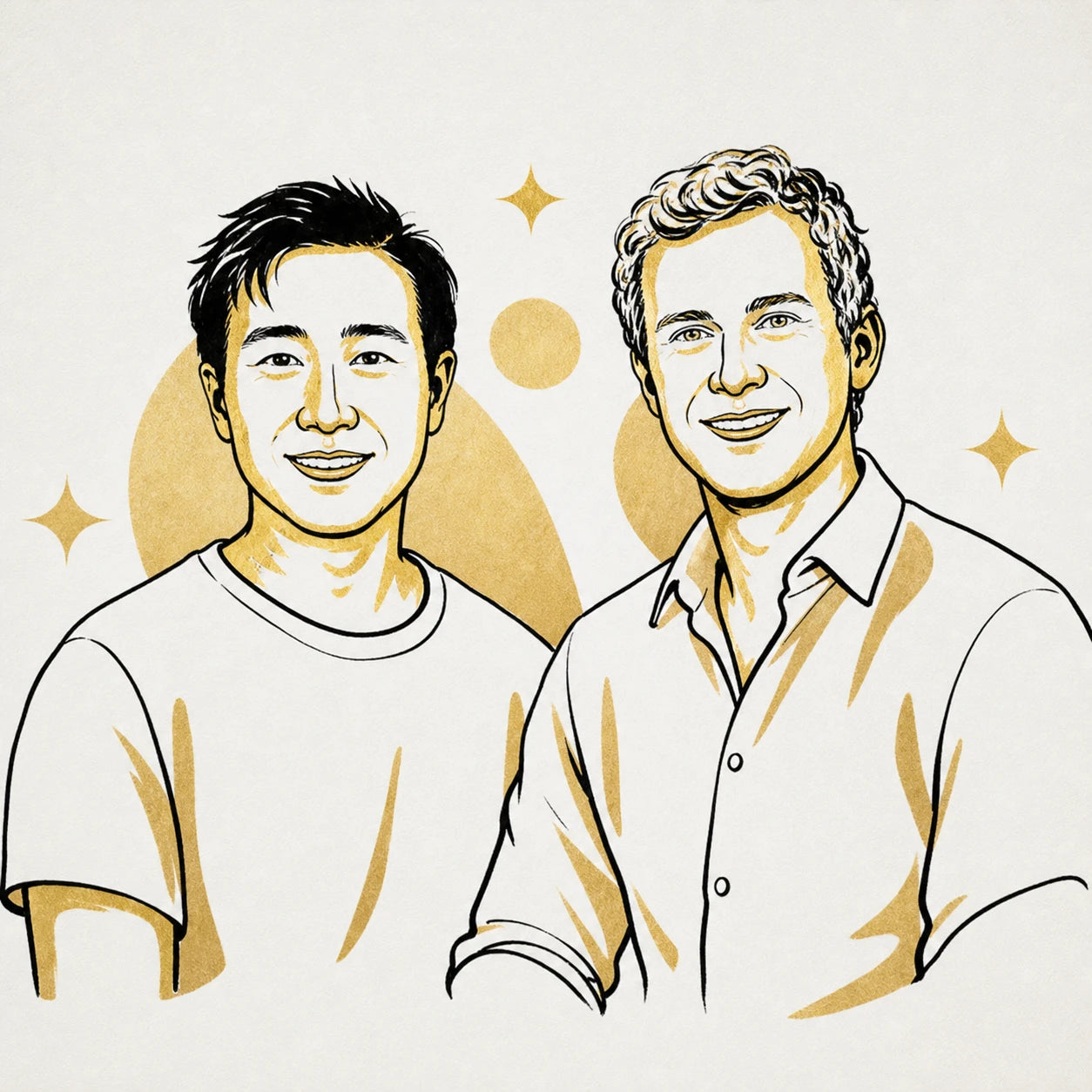 the pictures of RANVOO founders.