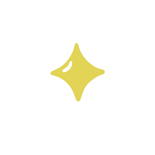 Yellow star-shaped object
